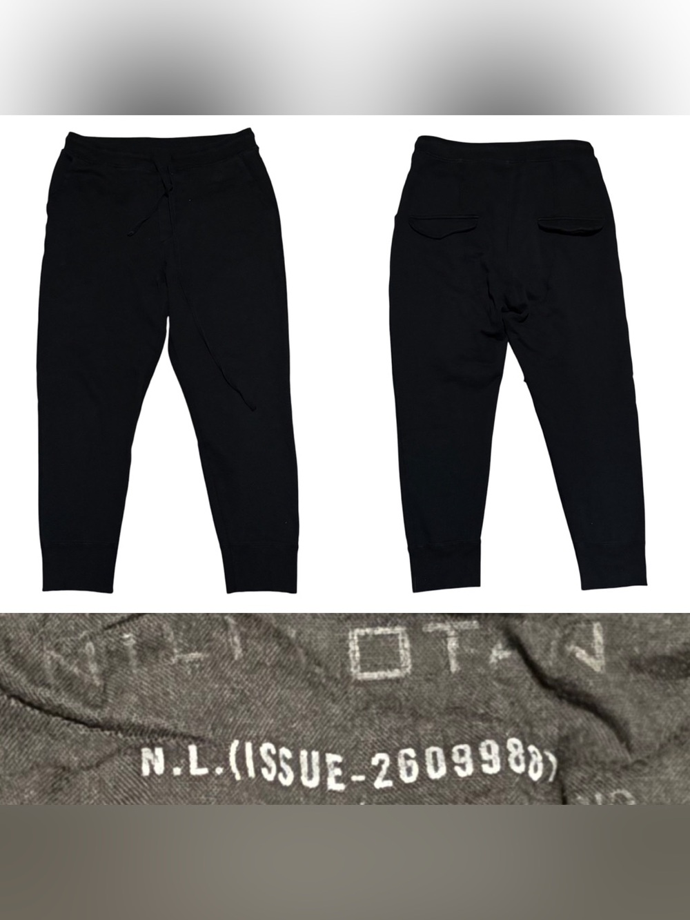 Nili Lotan Nolan Sweatpants Women’s Size Small In Black - Picture 2 of 9
